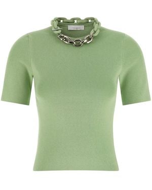 Rabanne Chain T-Shirt - Green