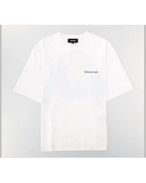 DSquared² T-Shirt Con Stampa - White