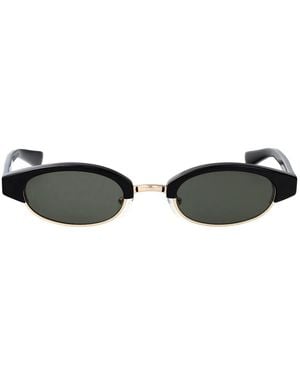 McQueen Recycled Acetate Sunglasses - Black