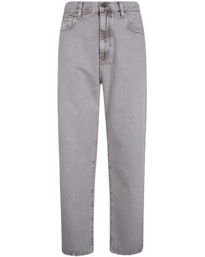 Carhartt "Landon Smithfield" Colour Denim Trousers - Grey