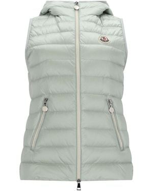 Moncler Gilet "Glygosse" Con Logo - Green