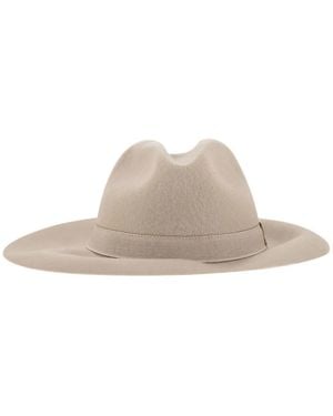 Fay Wool Felt Hat - White
