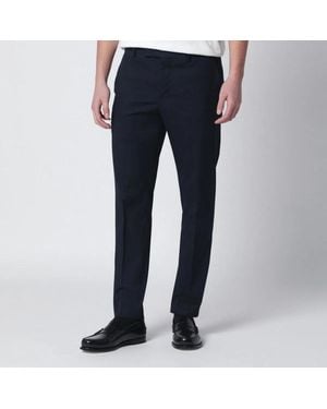 PT01 Slimfit Cottonblend Trousers - Blue