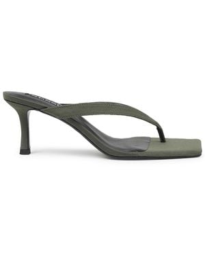 Senso Leather Heels With Resin - Brown