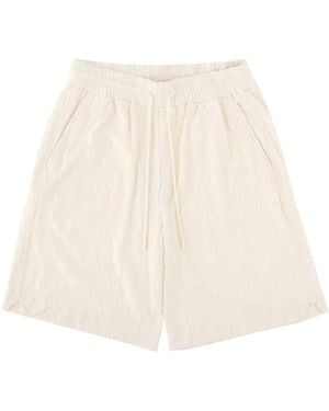 Drole de Monsieur Cotton Shorts - Natural