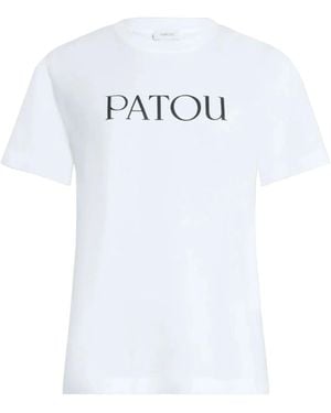 Patou Logo Print T-Shirt - White