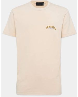 DSquared² Cotton T-Shirt - Natural