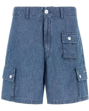 Givenchy Denim Bermuda Shorts - Blue