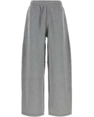 Alexander Wang Mid Rise Sweatpant W/ Allover Hotfix - Grey