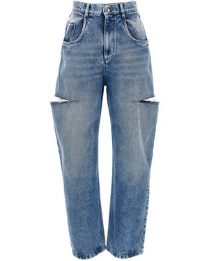 Maison Margiela Cut-Out Jeans - Blue
