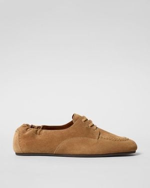 Celine Laceup Loafer 05 - Brown