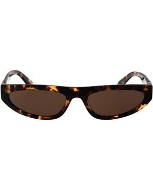 Miu Miu Havana Miele Acetate Sunglasses - Brown