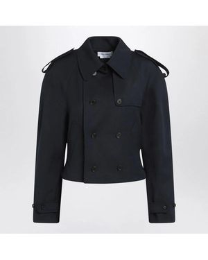 McQueen Short Double-Breasted Jacket - Blue