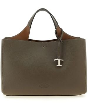 Tod's Small Leather Bucket Bag - Brown