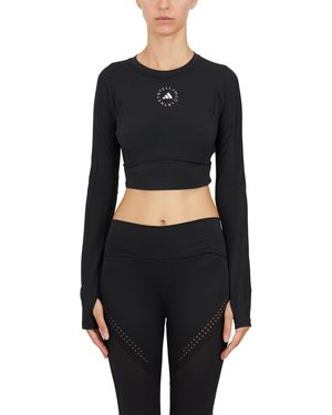 adidas By Stella McCartney Top M/L Slim Fit - Black