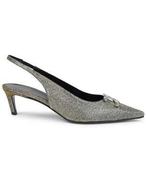 Celine Alma Triomphe Iridescend Slingback 50 - Metallic