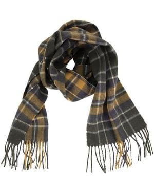 Barbour New Check Tartan Scarf - Black
