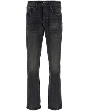 Purple 'P005 Double Dip Coated' Jeans - Grey