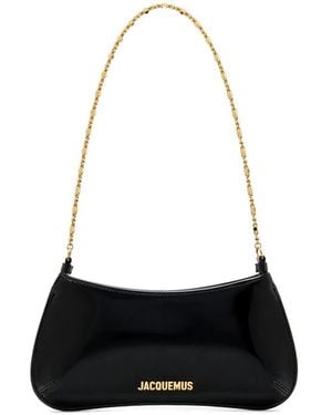Jacquemus Le Petit Bisou Chaine Calf Leather Handbag - White