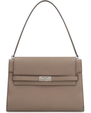 Tory Burch Lee Radziwilli Grande Shoulder Bag - Brown