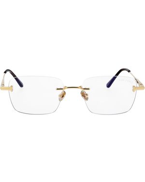 Tom Ford Oro Carico Lucido Acetate Glasses - Metallic
