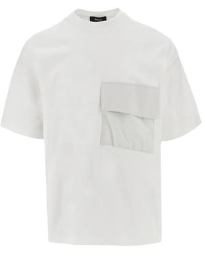 Laminar Contrast Pockets T-Shirt - White