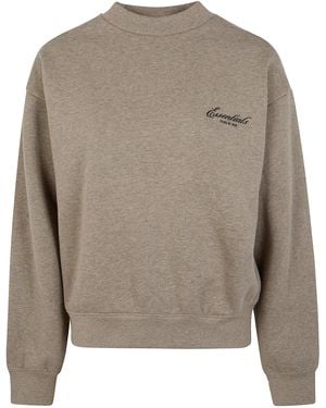 Fear Of God Essentials Fear Of God Homestead Heather Classic Crewneck Sweatshirt - Gray