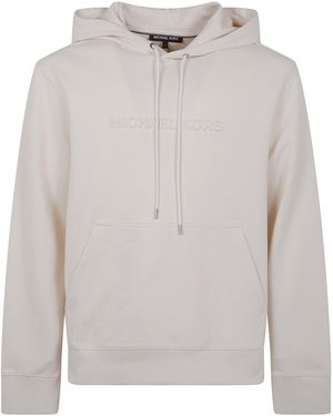 Michael Kors Embossed Logo Hoodie - White