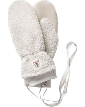 Parajumpers Ilova Curly Fleece Mittens - White