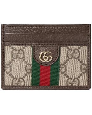 Gucci Ophidia Card Holder - Brown
