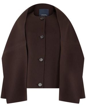 Max Mara S Max Mara Jacket With Buttons - Brown