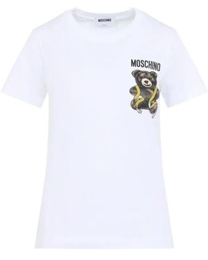 Moschino Mini Teddy Tee - White