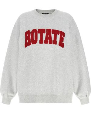 ROTATE BIRGER CHRISTENSEN Rotate Birger Christensen Logo Sweatshirt - White