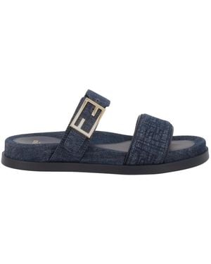 Fendi Feel" Sandal - Blue