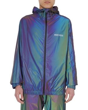 Marcelo Burlon Wind Jacket - Blue