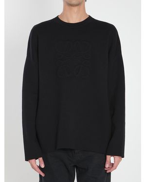 Loewe Anagram Sweater - Black