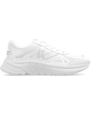 スニーカー KENZO White Leather Kenzo Hoops Sneakers KENZO HOOPS LOW TOP SNEAKERS WHITE