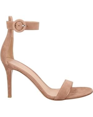 Gianvito Rossi Sandalo Portofino 85 Con Tacco - Pink