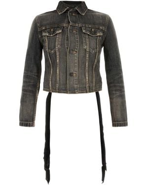 Balenciaga Lace-Up Jacket - Black