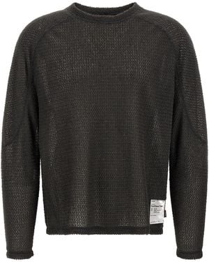 Satisfy 'Fuzzfleece Ad' Jumper - Black
