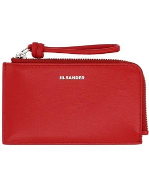 Jil Sander Coin Purse "Giro" - Red