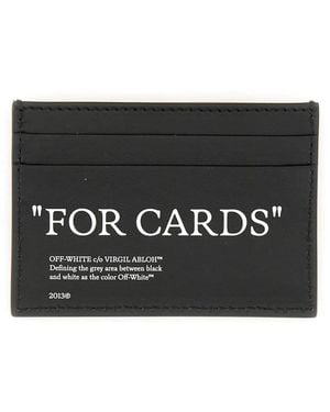 Off-White c/o Virgil Abloh "Quote" Card Case - Black