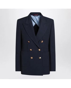 Gucci Double-Breasted Jacket - Blue