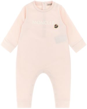 Moncler Logo Jumpsuit - Pink