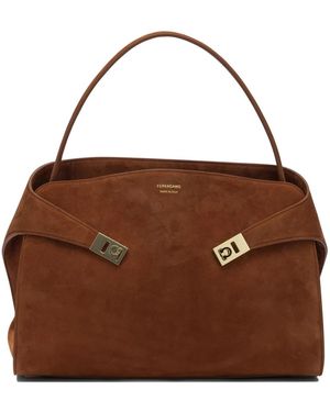 Ferragamo Shoulder Bags - Brown