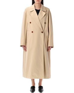 Low Classic Double Trench Coat - Natural
