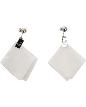 Jacquemus Les Mouchoirs Earrings - White