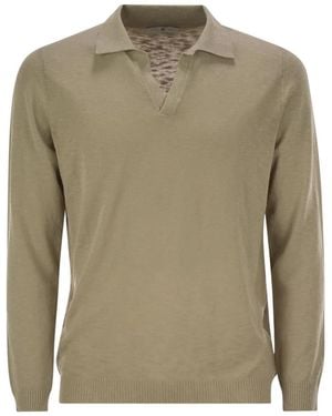 PT Torino Cotton Polo Shirt - Green