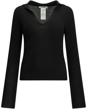 Max Mara Cashmere Polo Shirt - Black