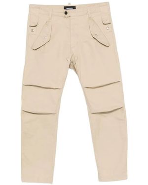 DSquared² Flap-Pocket Trousers - Natural